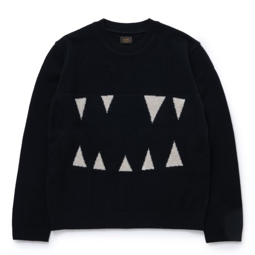 他の写真1: RATS/FANG CREW NECK KNIT（BLACK）［クルーネックニット-23秋冬］