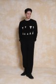 画像6: RATS/FANG CREW NECK KNIT（BLACK）［クルーネックニット-23秋冬］