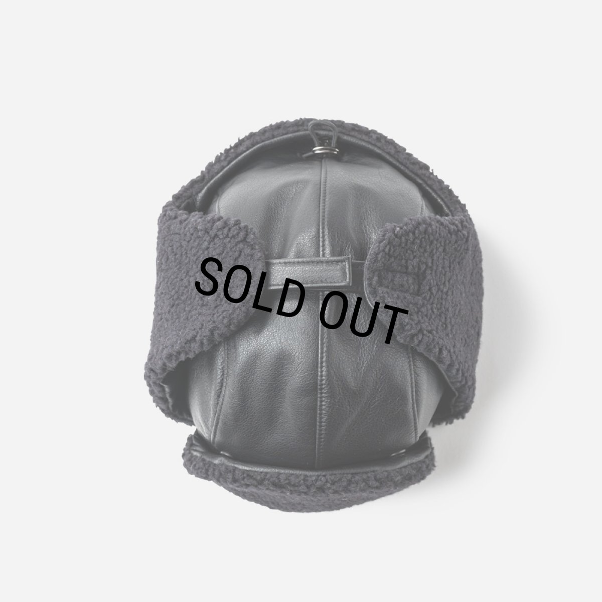 画像6: TIGHTBOOTH/LEATHER FLIGHT CAP（Black）［レザーフライトキャップ-23秋冬］ (6)