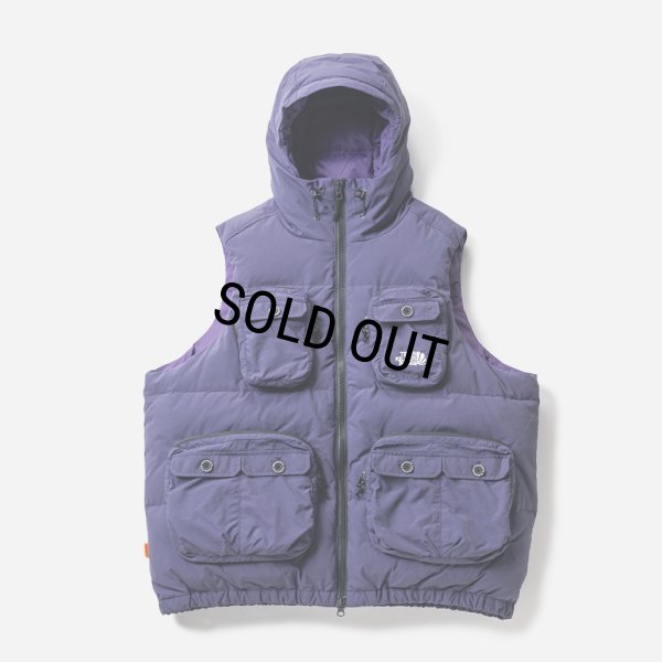 画像1: 【40%OFF】TIGHTBOOTH/DOWN VEST（Purple）［ダウンベスト-23秋冬］
