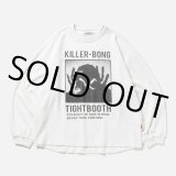 TIGHTBOOTH/HAND SIGN VELOUR LS（White）［ベロアロングスリーブ-23秋冬］