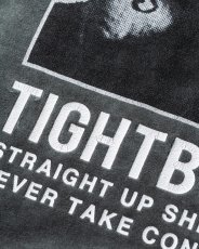 画像4: TIGHTBOOTH/HAND SIGN VELOUR LS（Charcoal）［ベロアロングスリーブ-23秋冬］ (4)