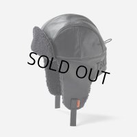 TIGHTBOOTH/LEATHER FLIGHT CAP（Black）［レザーフライトキャップ-23秋冬］