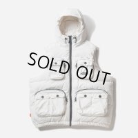 TIGHTBOOTH/DOWN VEST（White）［ダウンベスト-23秋冬］