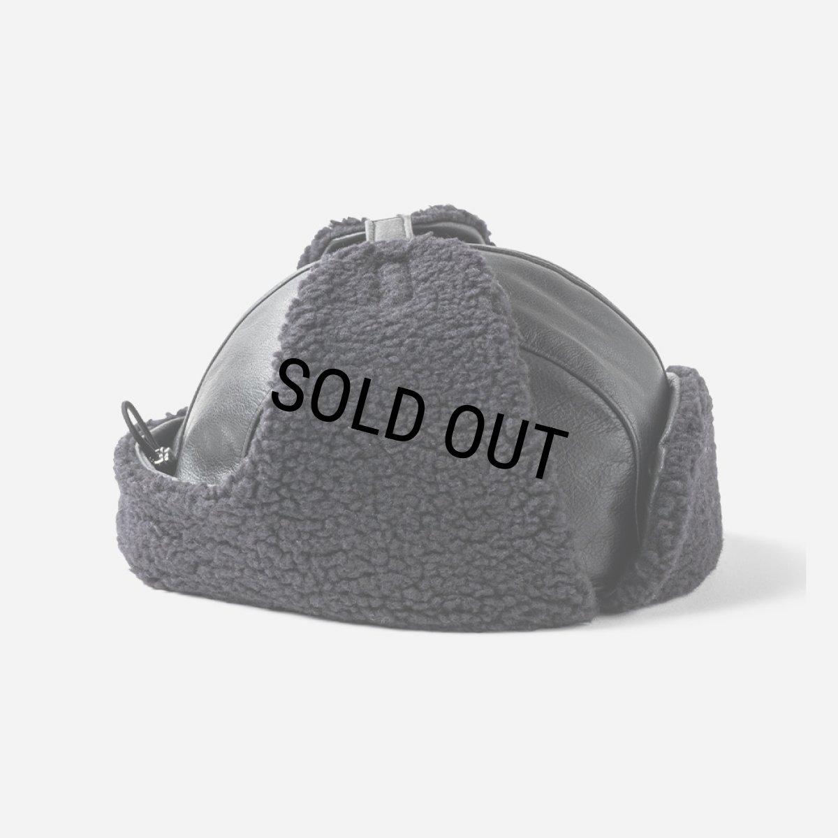 画像8: TIGHTBOOTH/LEATHER FLIGHT CAP（Black）［レザーフライトキャップ-23秋冬］ (8)