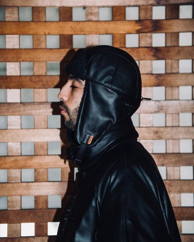 画像2: TIGHTBOOTH/LEATHER FLIGHT CAP（Black）［レザーフライトキャップ-23秋冬］