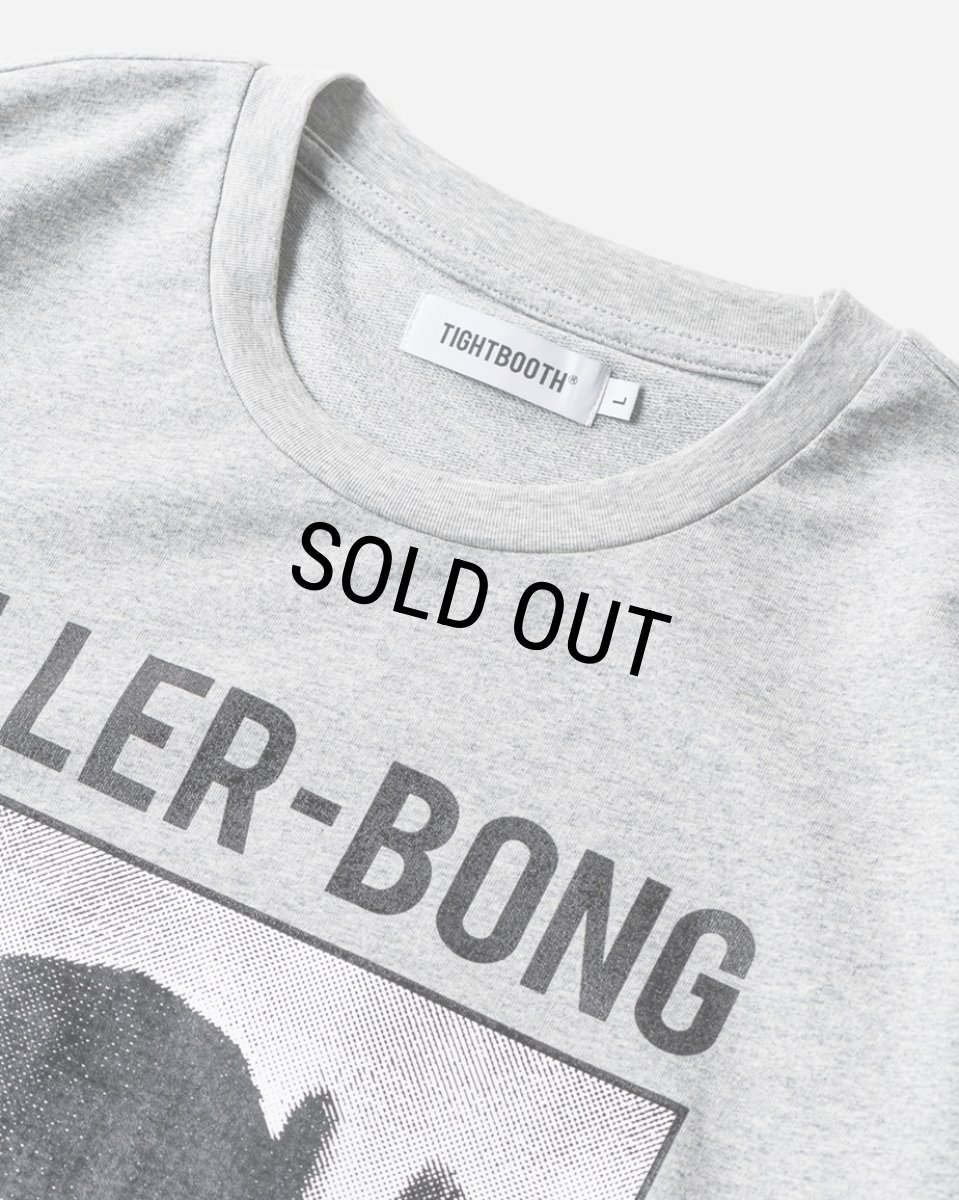 画像2: TIGHTBOOTH/HAND SIGN T-SHIRT（Gray）［プリントT-23秋冬］ (2)