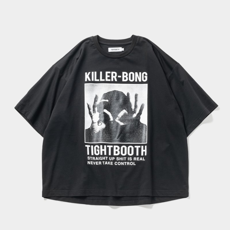 画像1: TIGHTBOOTH/HAND SIGN T-SHIRT（Black）［プリントT-23秋冬］
