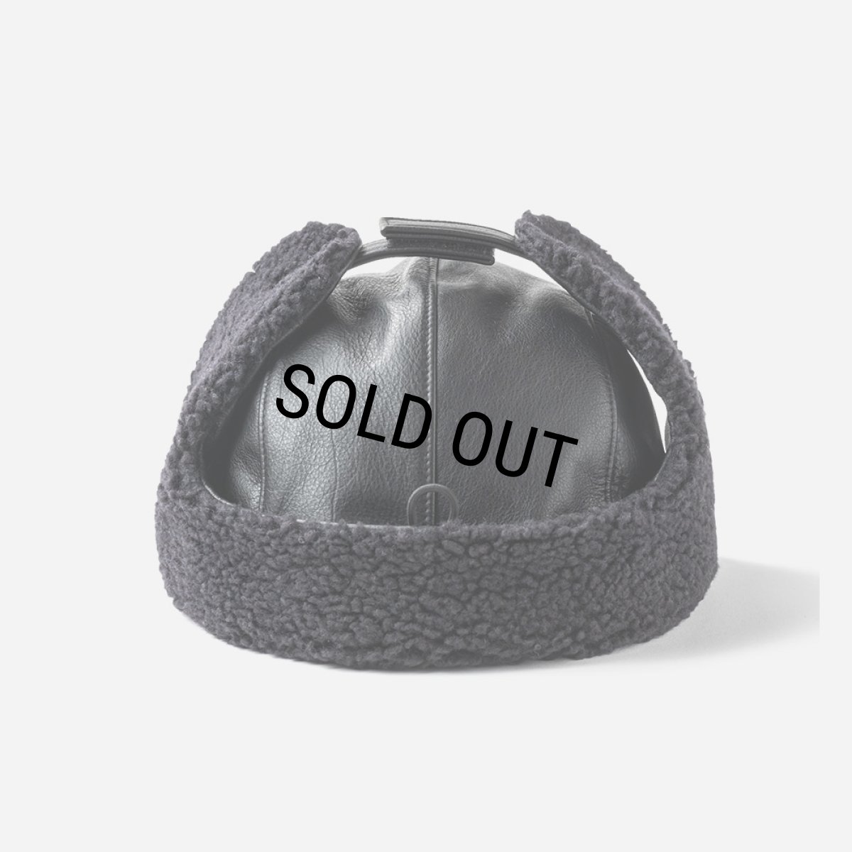 画像5: TIGHTBOOTH/LEATHER FLIGHT CAP（Black）［レザーフライトキャップ-23秋冬］ (5)