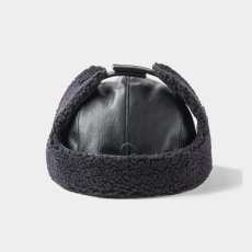 画像5: TIGHTBOOTH/LEATHER FLIGHT CAP（Black）［レザーフライトキャップ-23秋冬］ (5)