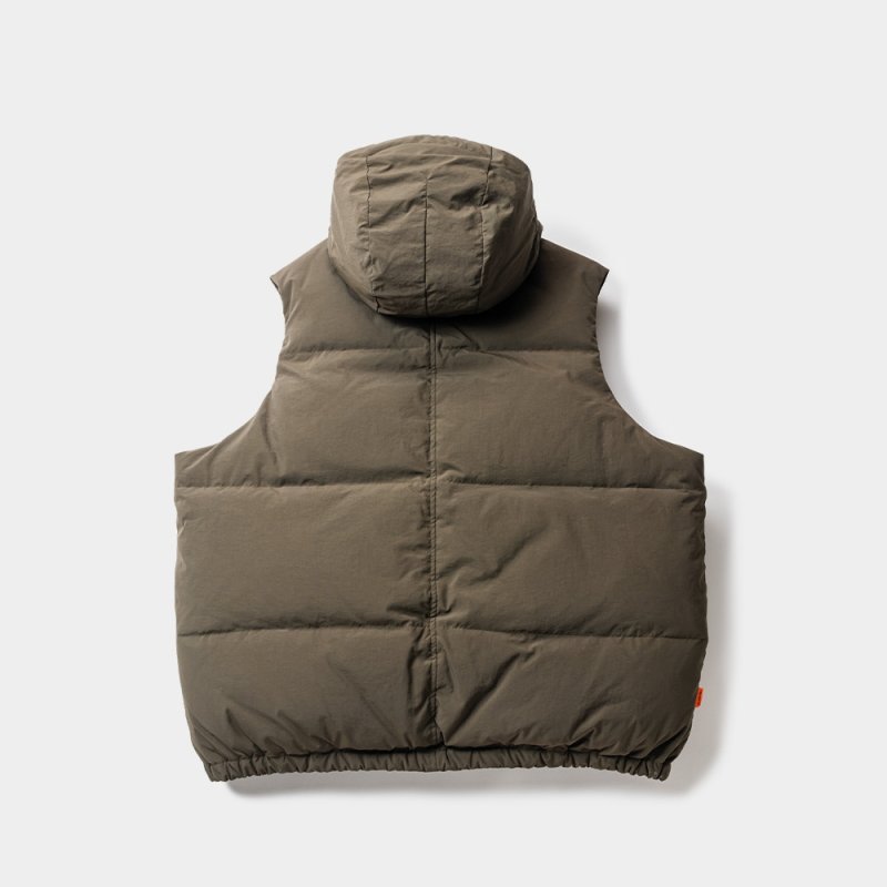 画像2: 【30%OFF】TIGHTBOOTH/DOWN VEST（Olive）［ダウンベスト-23秋冬］