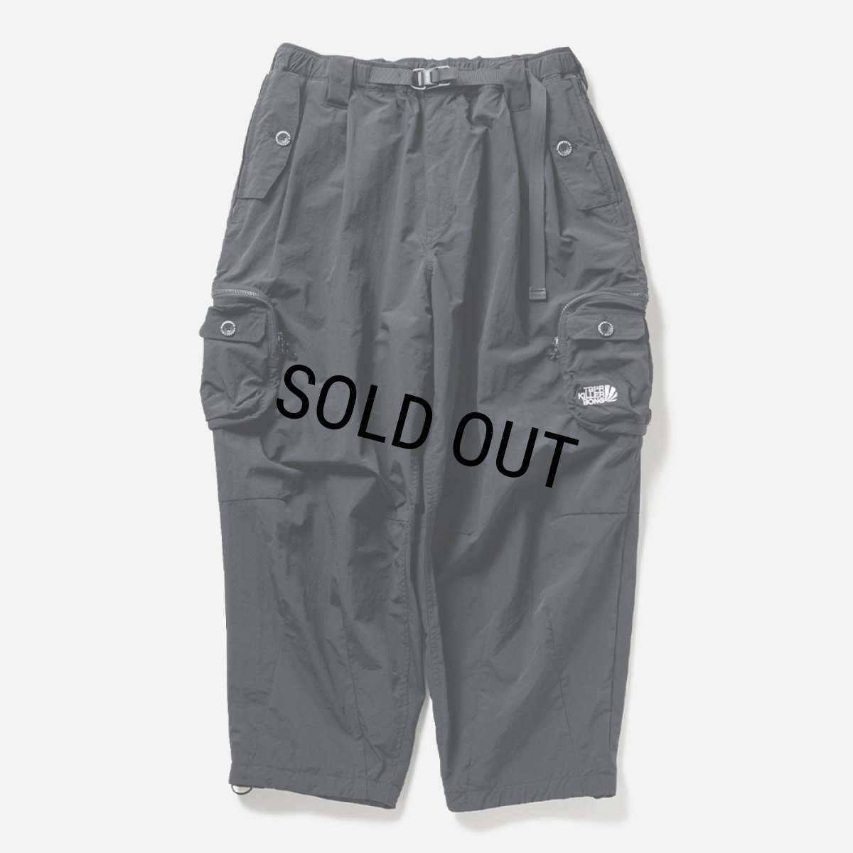 画像1: TIGHTBOOTH/BALLOON CARGO PANTS（Black）［バルーンカーゴパンツ-23秋冬］ (1)