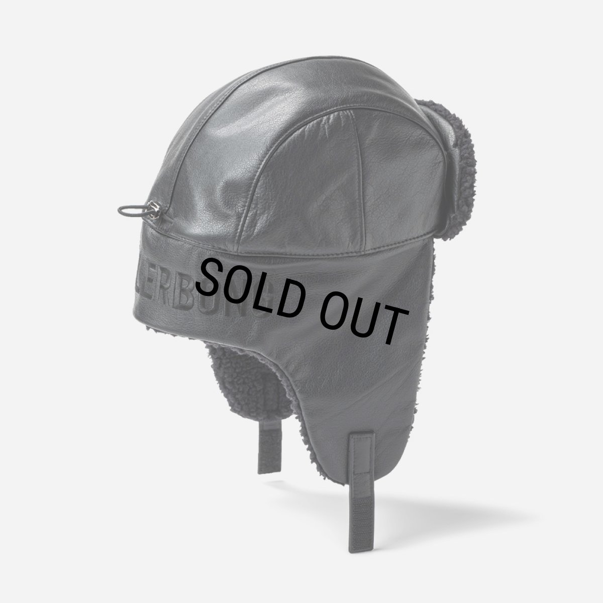 画像3: TIGHTBOOTH/LEATHER FLIGHT CAP（Black）［レザーフライトキャップ-23秋冬］ (3)