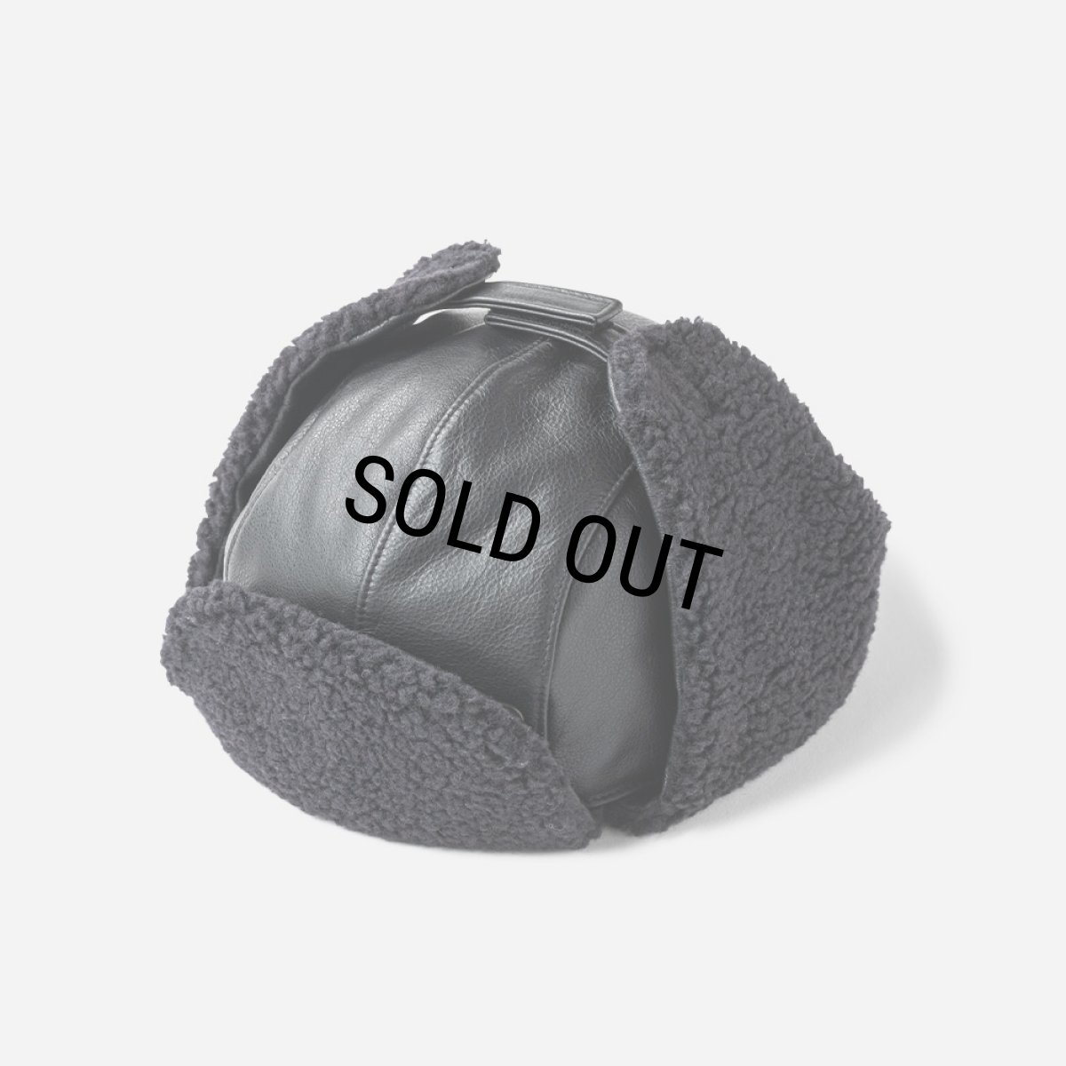 画像4: TIGHTBOOTH/LEATHER FLIGHT CAP（Black）［レザーフライトキャップ-23秋冬］ (4)