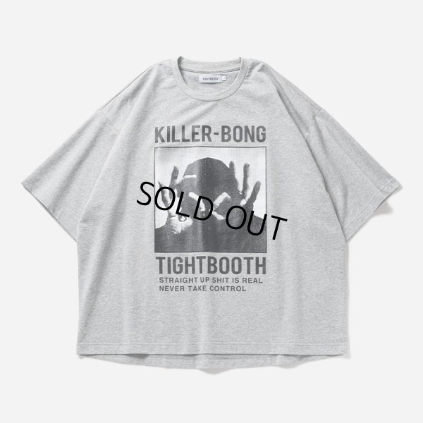 画像1: TIGHTBOOTH/HAND SIGN T-SHIRT（Gray）［プリントT-23秋冬］