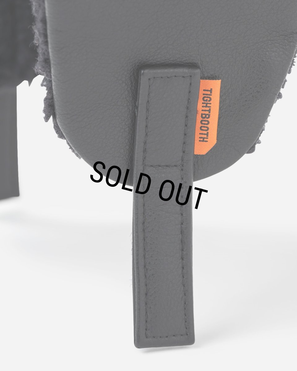 画像10: TIGHTBOOTH/LEATHER FLIGHT CAP（Black）［レザーフライトキャップ-23秋冬］ (10)