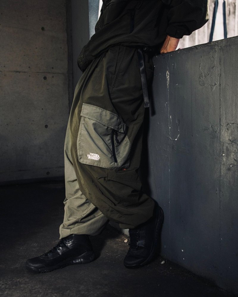 画像3: TIGHTBOOTH/CYBORG BALLOON CARGO PANTS（Olive）［サイボーグバルーンカーゴパンツ-23秋冬］
