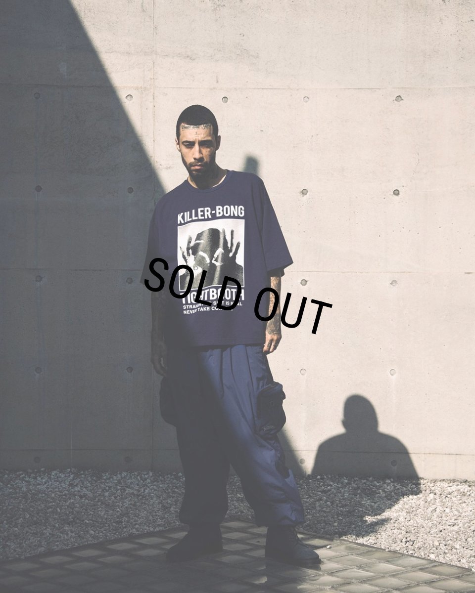 画像2: TIGHTBOOTH/HAND SIGN T-SHIRT（Purple）［プリントT-23秋冬］ (2)