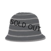 COOTIE PRODUCTIONS/Knit Crusher Hat（Black/Gray）［ニットクラッシャーハット-23秋冬］