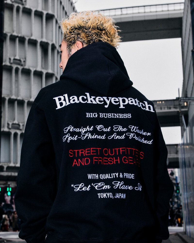 画像3: BlackEyePatch/BIG BUSINESS STATEMENT HOODIE（BLACK）
