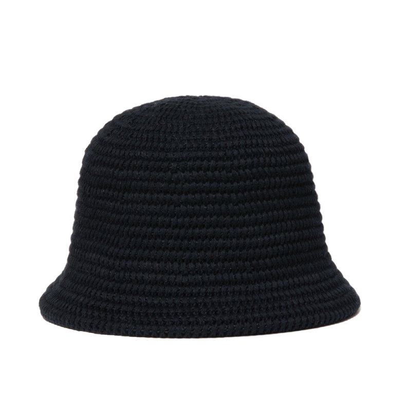 画像1: COOTIE PRODUCTIONS/Knit Crusher Hat（Black）［ニットクラッシャーハット-23秋冬］