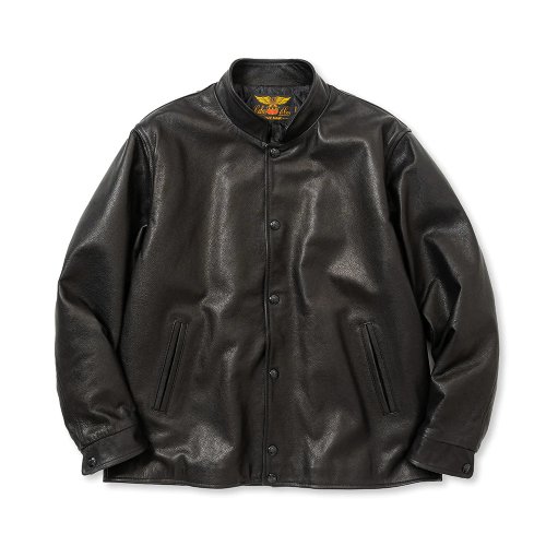 他の写真1: CALEE/CROME LEATHER AWARD TYPE JACKET（BLACK）［レザーアワードJKT-23秋冬］