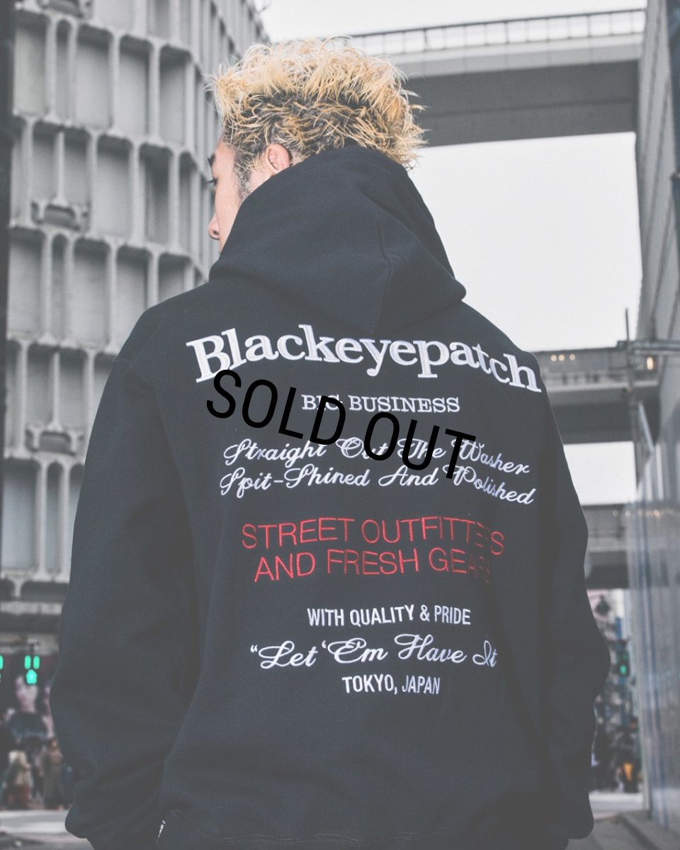 画像4: BlackEyePatch/BIG BUSINESS STATEMENT HOODIE（BLACK） (4)