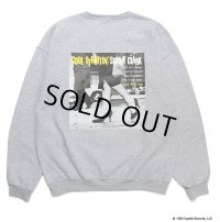 WACKO MARIA/BLUE NOTE / SWEAT SHIRT（GRAY）［クルーネックスウェット-23秋冬］