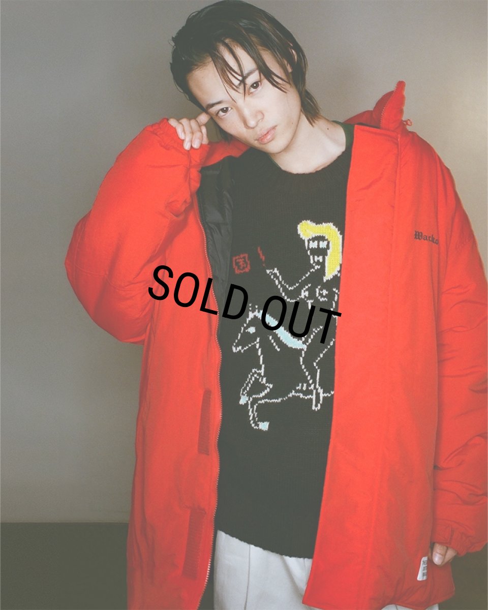 画像5: WACKO MARIA/MONSTER PARKA（BLACK）［モンスターパーカー-23秋冬］ (5)