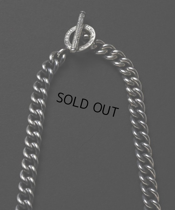 画像2: ANTIDOTE BUYERS CLUB/Engraved Toggle Chain（Silver）