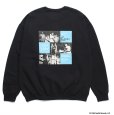 画像1: WACKO MARIA/BLUE NOTE / SWEAT SHIRT（BLACK）［クルーネックスウェット-23秋冬］ (1)