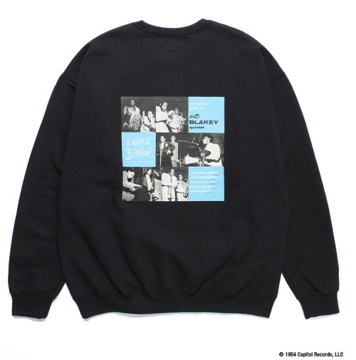 他の写真2: WACKO MARIA/BLUE NOTE / SWEAT SHIRT（BLACK）［クルーネックスウェット-23秋冬］