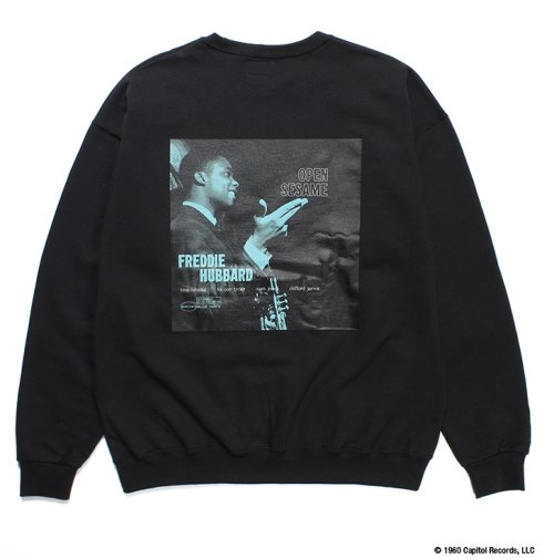 他の写真2: WACKO MARIA/BLUE NOTE / SWEAT SHIRT（BLACK）［クルーネックスウェット-23秋冬］