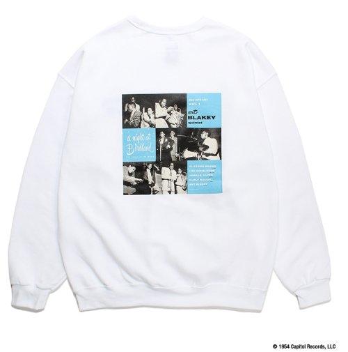 他の写真2: WACKO MARIA/BLUE NOTE / SWEAT SHIRT（WHITE）［クルーネックスウェット-23秋冬］