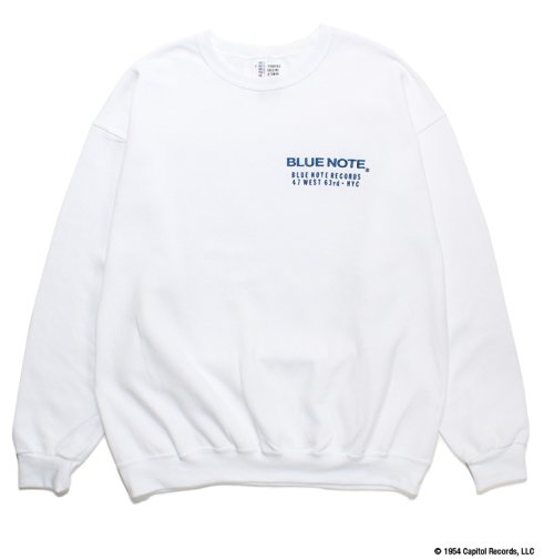 他の写真1: WACKO MARIA/BLUE NOTE / SWEAT SHIRT（WHITE）［クルーネックスウェット-23秋冬］