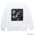 画像1: WACKO MARIA/BLUE NOTE / SWEAT SHIRT（WHITE）［クルーネックスウェット-23秋冬］ (1)