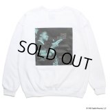 WACKO MARIA/BLUE NOTE / SWEAT SHIRT（WHITE）［クルーネックスウェット-23秋冬］