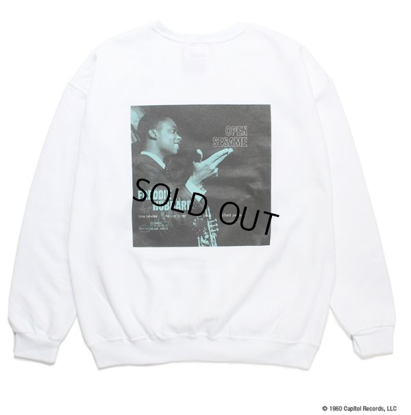 画像1: WACKO MARIA/BLUE NOTE / SWEAT SHIRT（WHITE）［クルーネックスウェット-23秋冬］