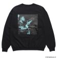 画像1: WACKO MARIA/BLUE NOTE / SWEAT SHIRT（BLACK）［クルーネックスウェット-23秋冬］ (1)