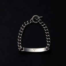 画像2: ANTIDOTE BUYERS CLUB/Engraved ID Bracelet（Silver） (2)