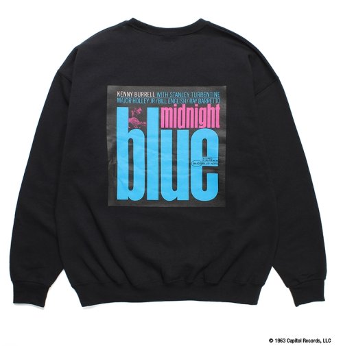 他の写真2: WACKO MARIA/BLUE NOTE / SWEAT SHIRT（BLACK）［クルーネックスウェット-23秋冬］