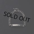 ANTIDOTE BUYERS CLUB/Engraved ID Bracelet（Silver）