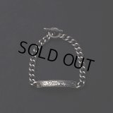 ANTIDOTE BUYERS CLUB/Engraved ID Bracelet（Silver）［IDブレスレット］