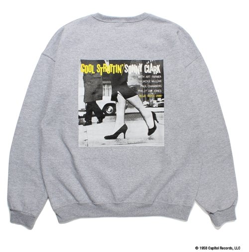 他の写真2: WACKO MARIA/BLUE NOTE / SWEAT SHIRT（GRAY）［クルーネックスウェット-23秋冬］