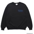 画像2: WACKO MARIA/BLUE NOTE / SWEAT SHIRT（BLACK）［クルーネックスウェット-23秋冬］ (2)