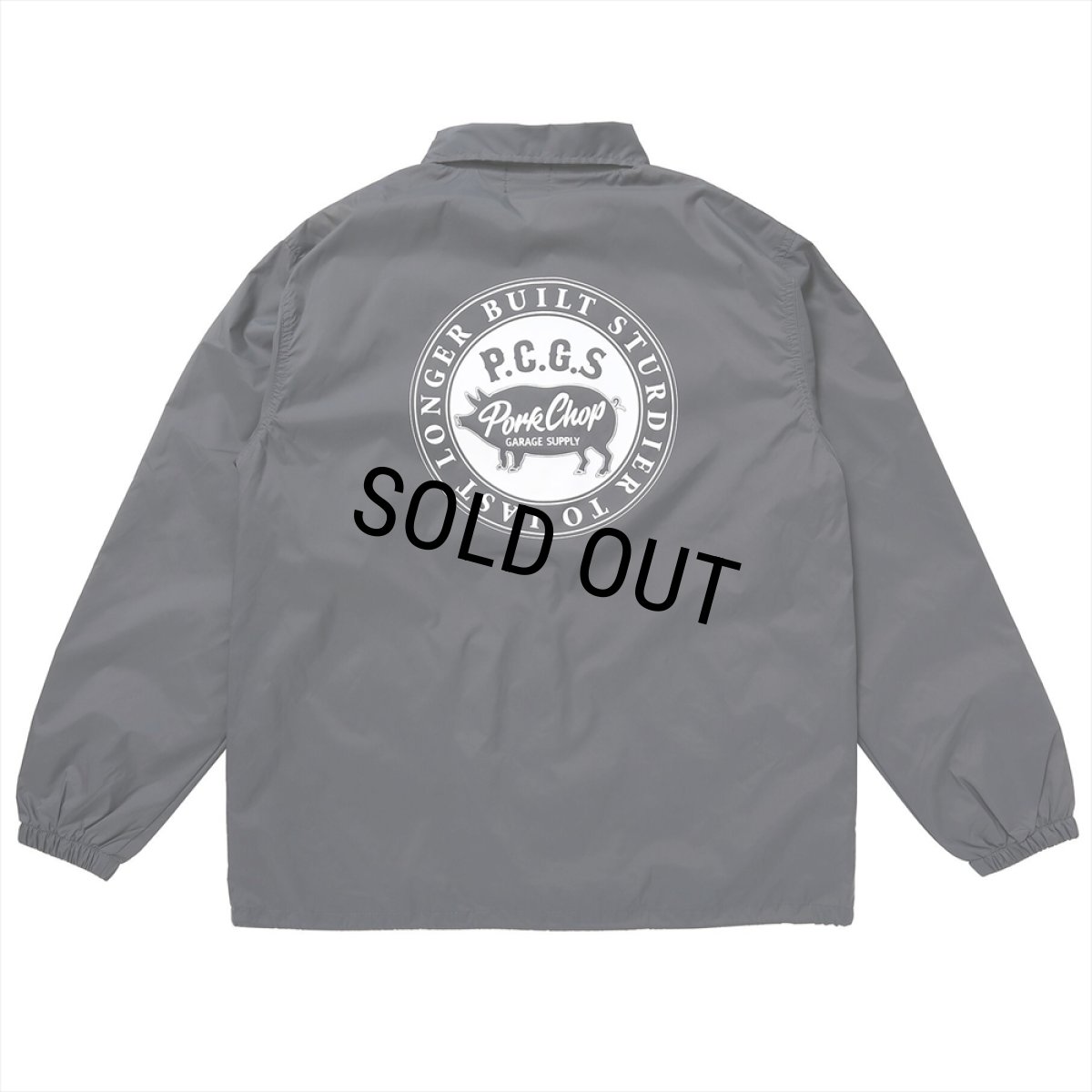 画像1: PORKCHOP/CIRCLE PORK COACH JKT（CEMENT）［コーチJKT-23秋冬］ (1)