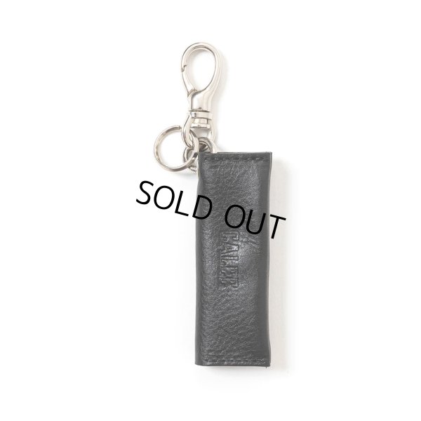 画像2: CALEE/STUDS LEATHER ASSORT KEY RING ＜TYPE III＞ C（BLACK C）［スタッズレザーキーリング-23秋冬］