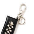 画像4: CALEE/STUDS LEATHER ASSORT KEY RING ＜TYPE III＞ C（BLACK C）［スタッズレザーキーリング-23秋冬］