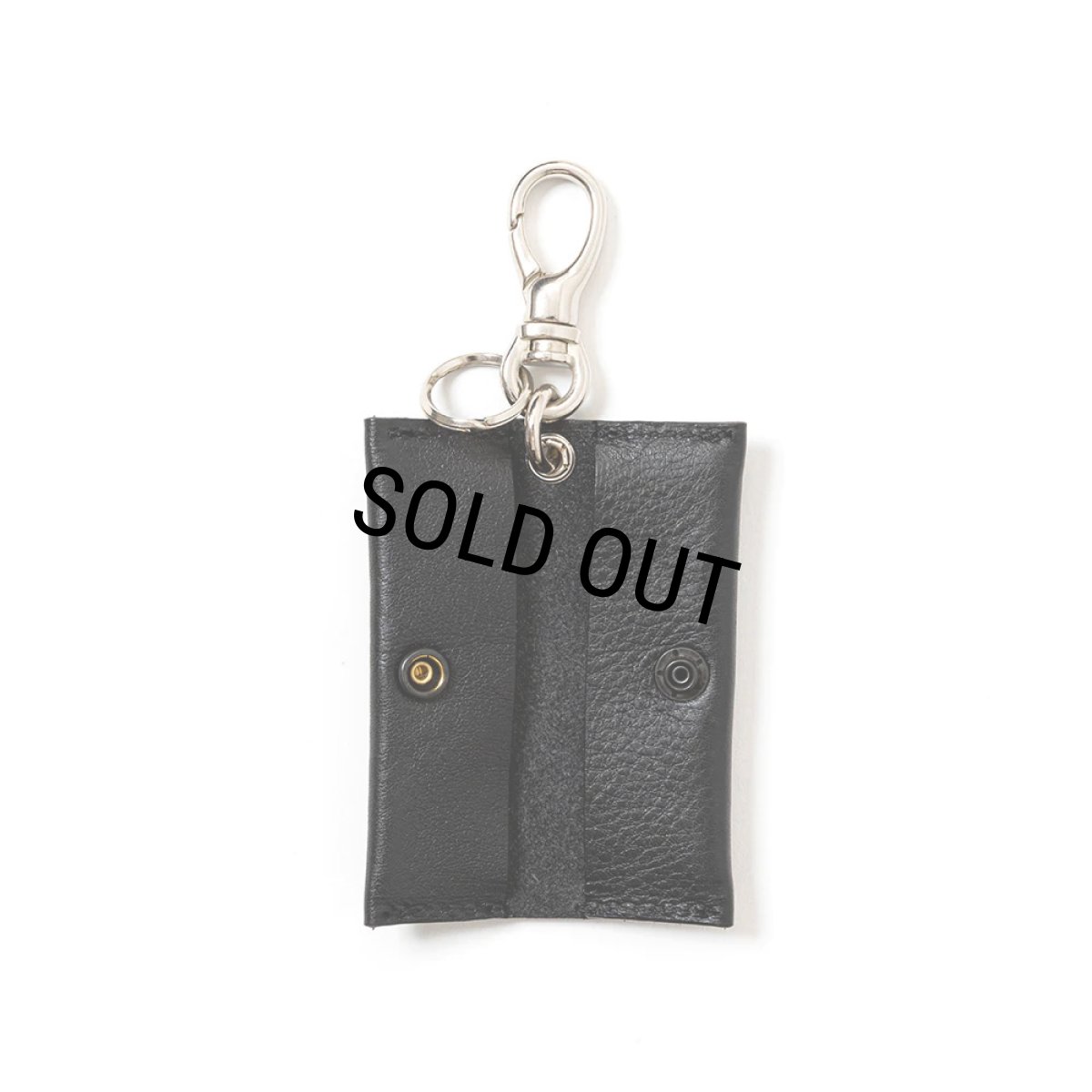 画像3: CALEE/STUDS LEATHER ASSORT KEY RING ＜TYPE III＞ C（BLACK C）［スタッズレザーキーリング-23秋冬］ (3)