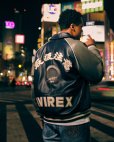 画像4: BlackEyePatch/ALL CITY HWC AVIREX JACKET（GRAY/NAVY） (4)